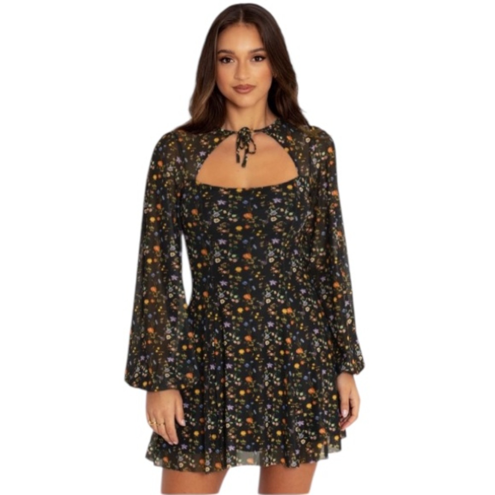 Nwot Blackmilk Wild Fields Shrug Bishop Dress ~ Limited Size Medium